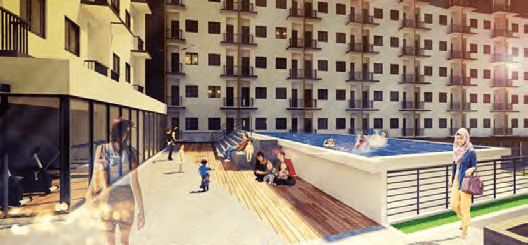 Adede Park & Apartment — gallery image, architectural render.