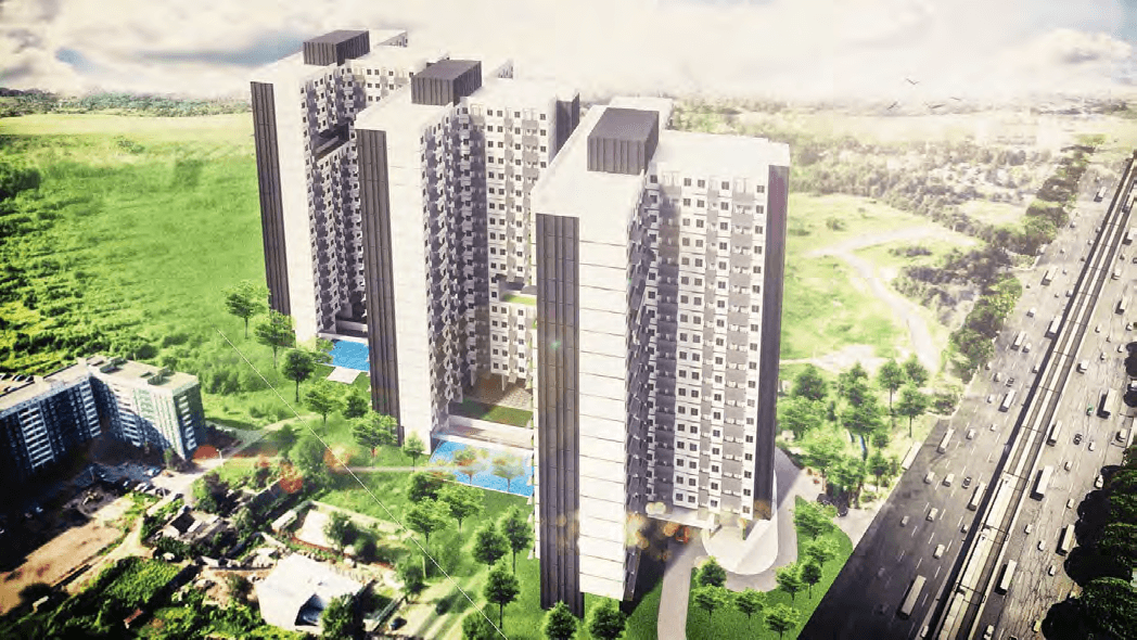 Apartment Bekasi — hero, architectural render.