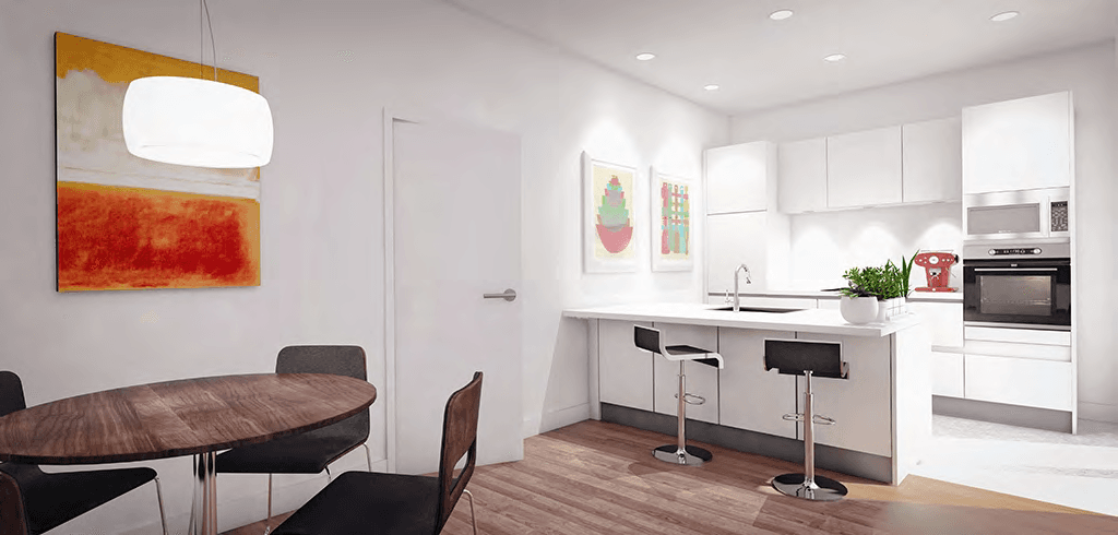 2BR Apartment Unit, Brussels — gallery image, architectural render.